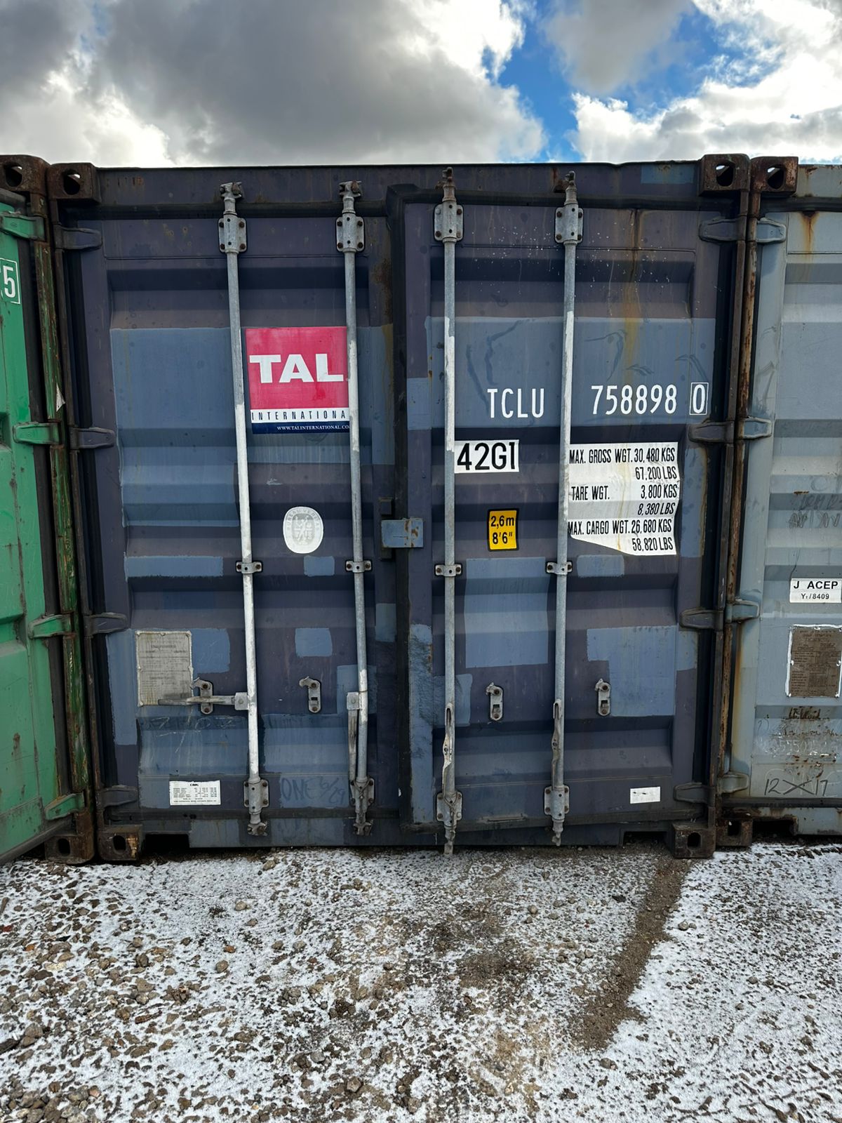 Морской контейнер TCLU7588980